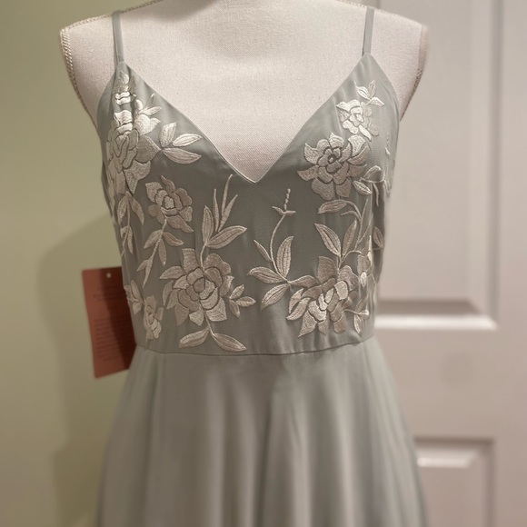 New BHLDN Sadia Dress in Fog Size 16
